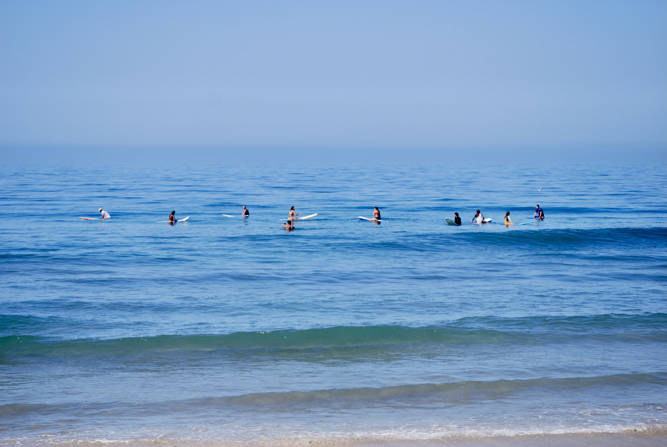 surfers in california